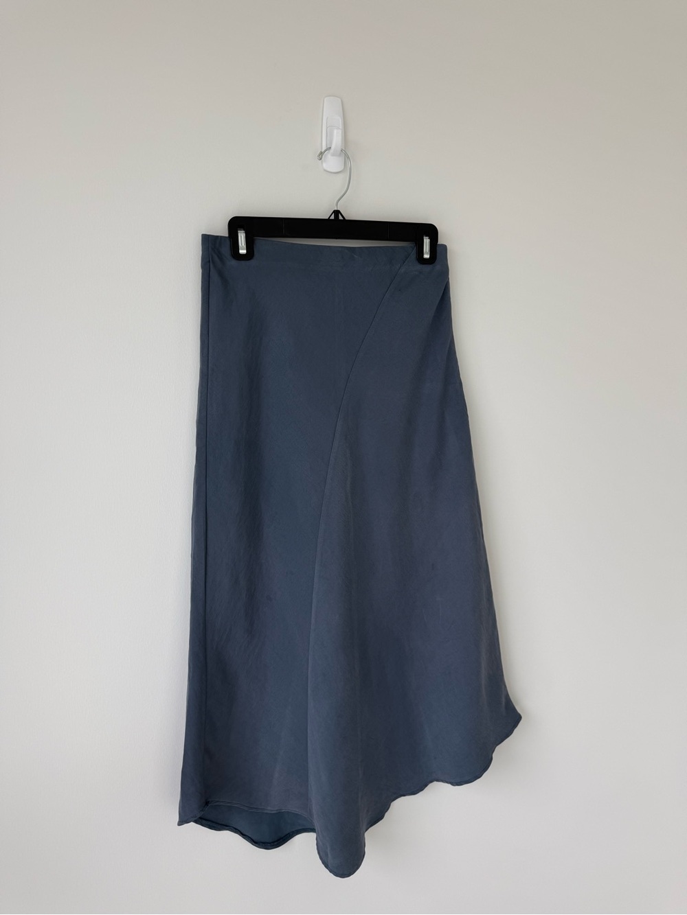 Zara A-Line Midi Skirt in blue